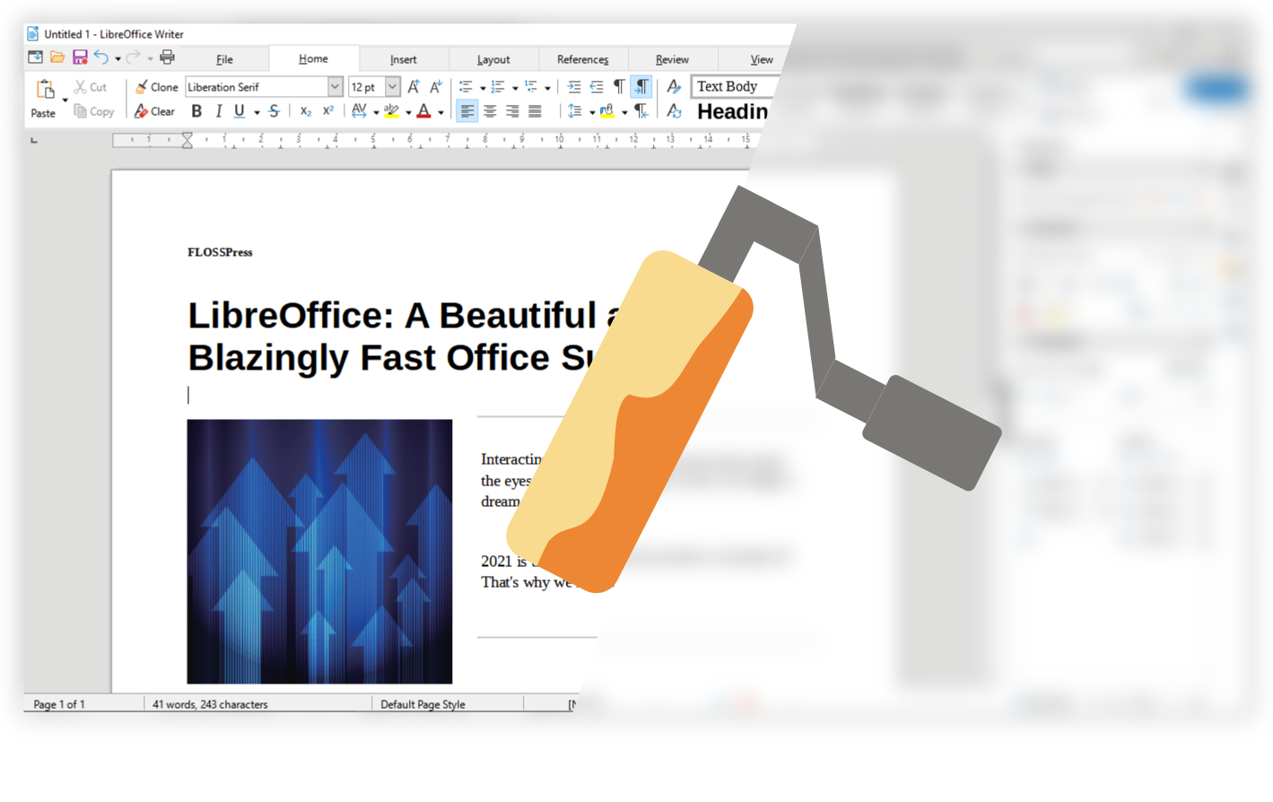 LibreOffice 8.0 UI Mockup Mastering LibreOffice