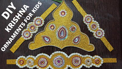 Lord Krishna Ornaments Making At Home
