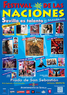 Festival de las Naciones - Sevilla 2012 - Cartel de invitados