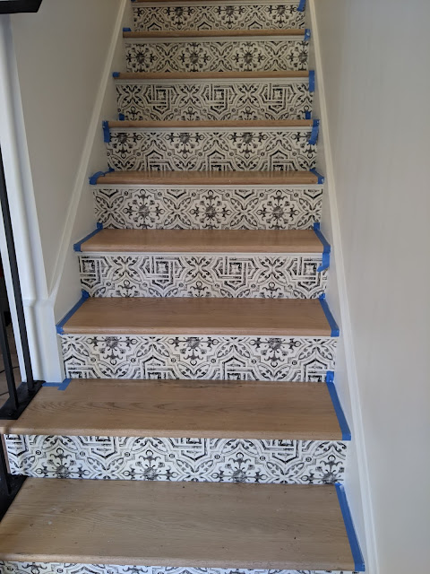 Easy DIY Project How to Wallpaper Your Stairs  MUSE Wall Studio