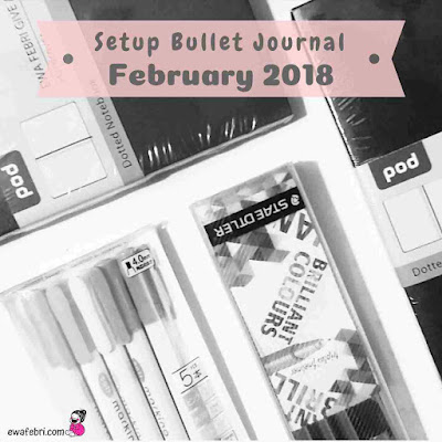 bullet journal indonesia setup ideas february