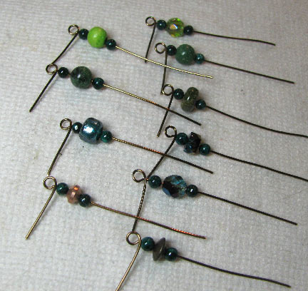 Bluebird Singing in the Dead of Night - a beaded necklace tutorial