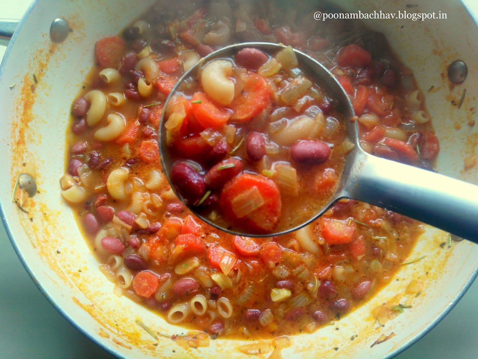 Annapurna Minestrone Soup With Kidney Beans