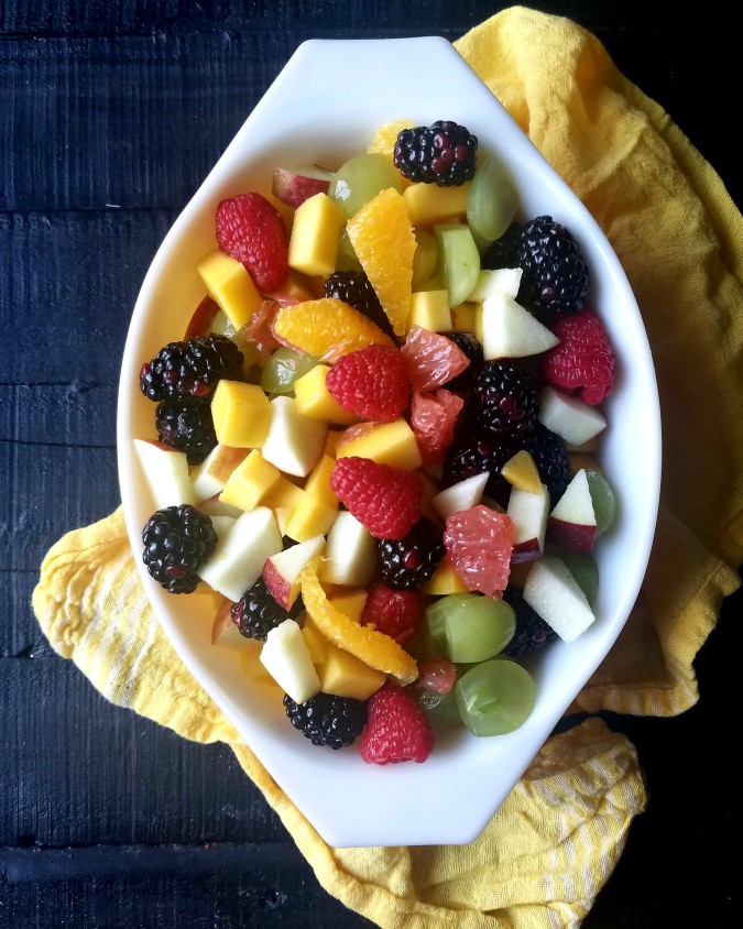 Mango & Tomato Meatless Monday Vegan, Raw, Kosher & Fancy Fruit Salad