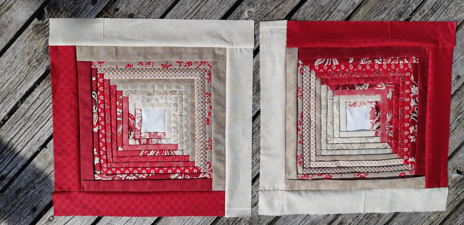 AlliKat Quilts Manx Log Cabin Blocks