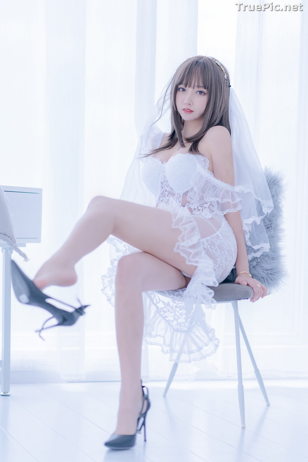 Image Chinese Cosplay Model - 过期米线线喵 (米線線sama) - Beautiful Sexy Bride - TruePic.net - Picture-56
