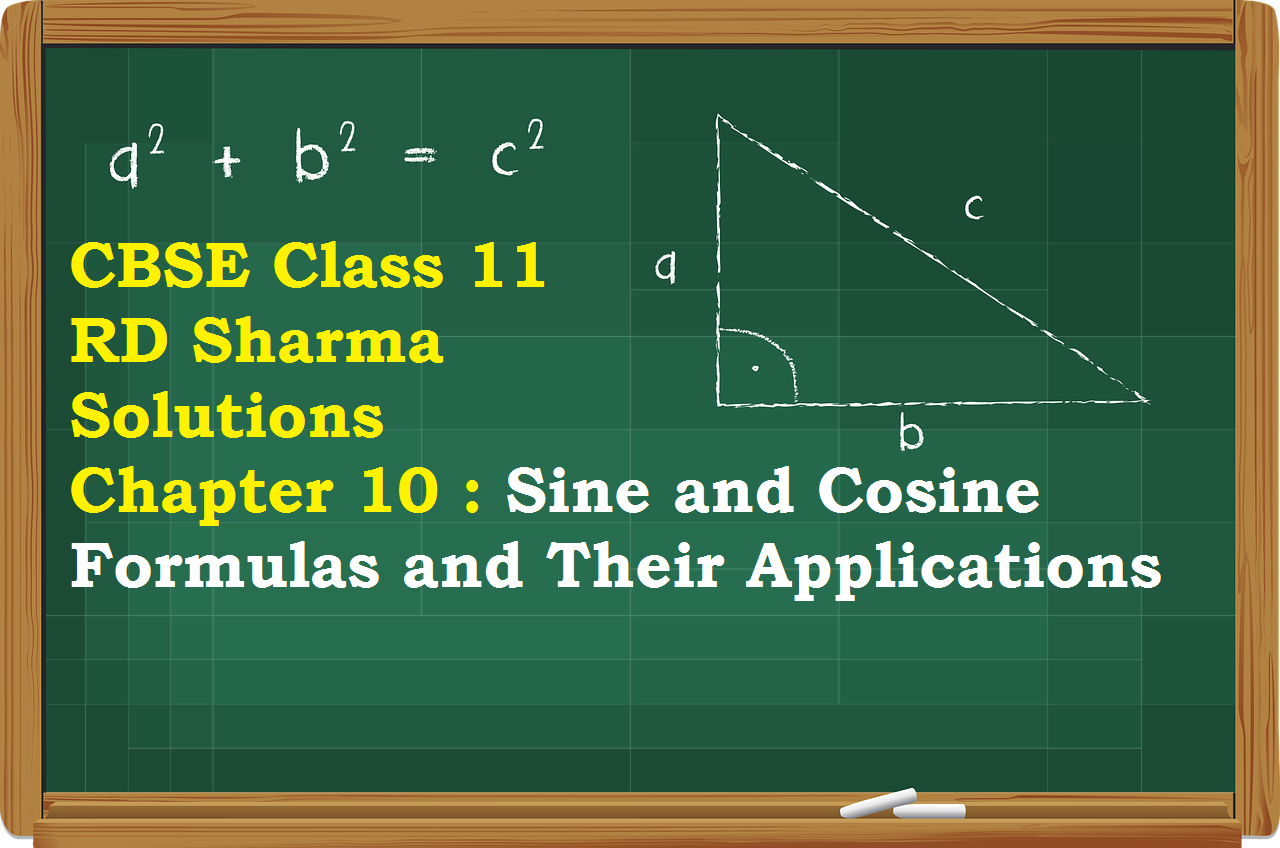 CBSE Class 11 RD Sharma Solutions Chapter 10