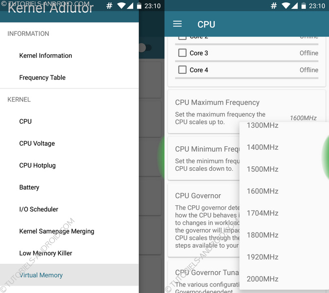 Kernel Adiutor pour Android