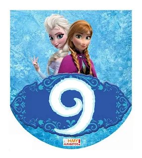 Banderines para Fiesta de Frozen para Descargar Gratis. Free Download Frozen Banners.