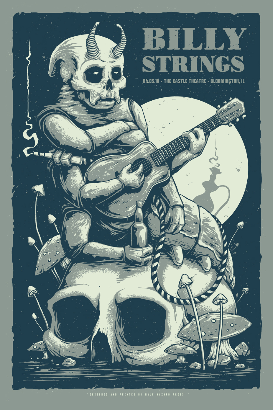 INSIDE THE ROCK POSTER FRAME BLOG Half Hazard Press Billy Strings