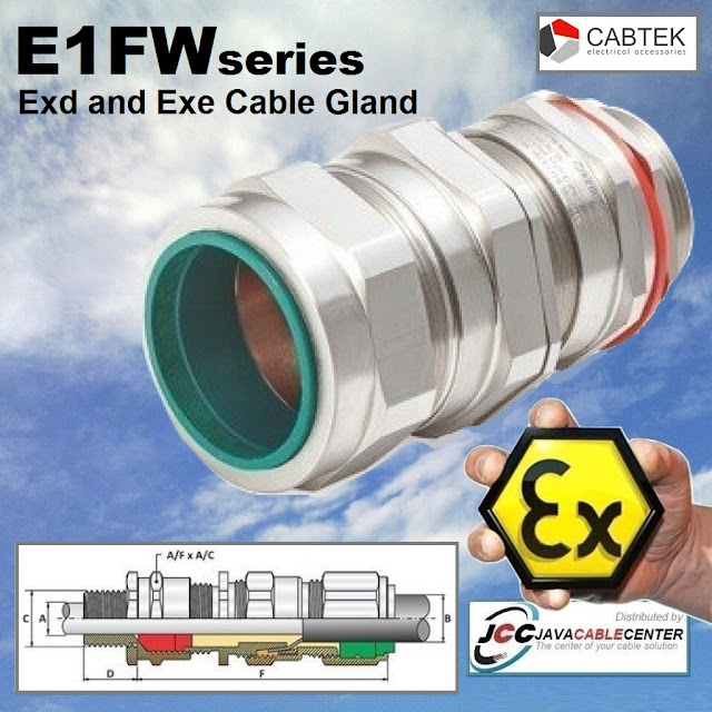 JAVA CABLE CENTER Cable Gland Exproof CABTEK 20s E1FW M20 Armored SWA