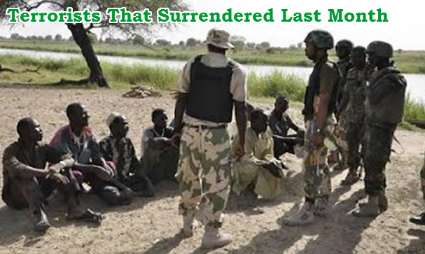 boko haram terrorists surrender army