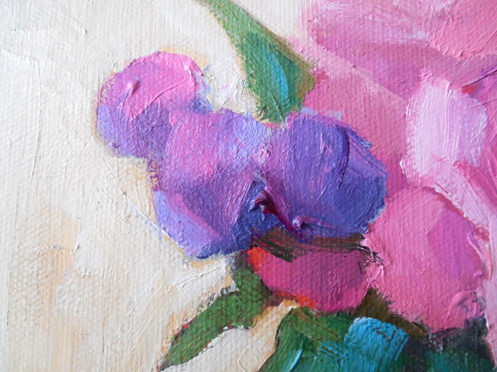 CAROL SCHIFF DAILY PAINTING STUDIO Rose Still Life Painting, Small Oil Painting, Daily Painting