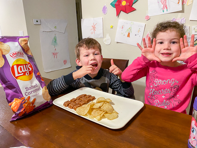 Tales of the Flowers Holiday Treats Salted Caramel Lays Chips