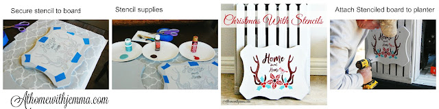 Christmas-stand-diy- stencil-paint-outdoor-deocr