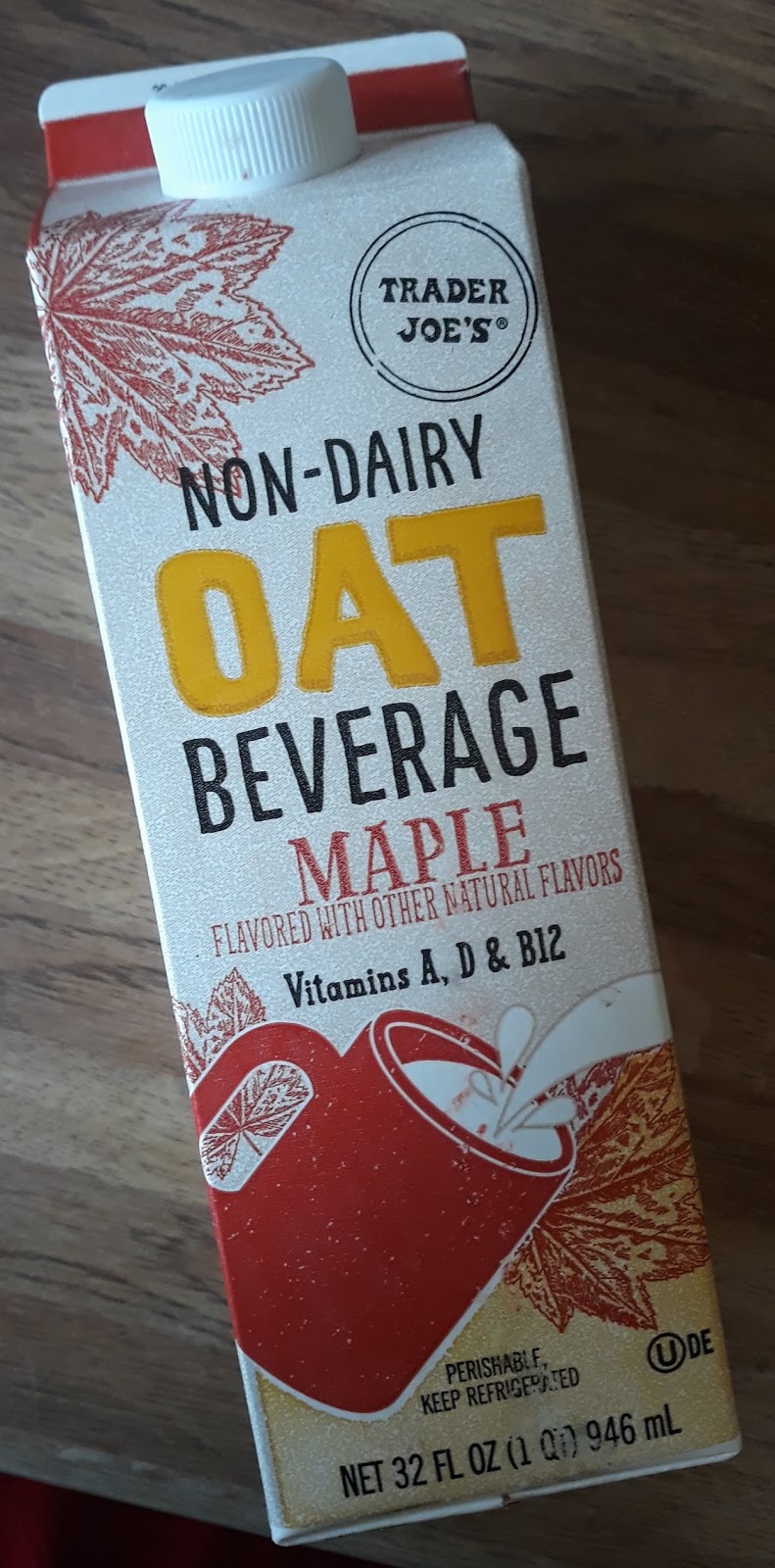 What's Good at Trader Joe's? Trader Joe's NonDairy Maple Oat Beverage