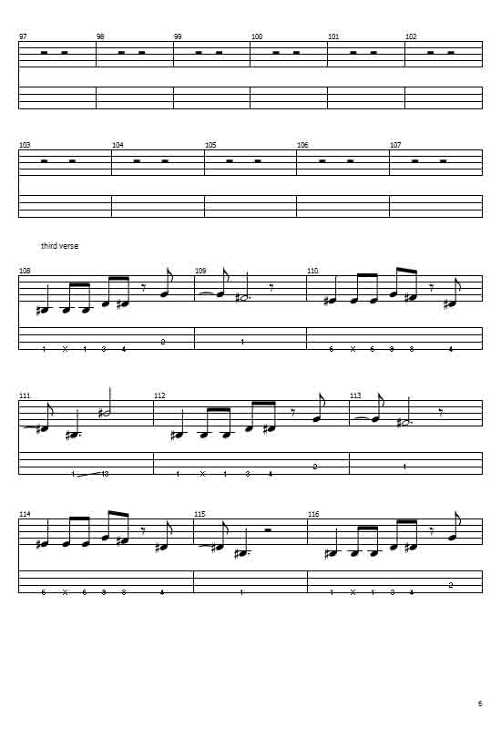 Gorillaz - Feel Good Inc  (Guitar Cover) (Chords & Key) (Guitar Lessons) Tabs & Sheet Music