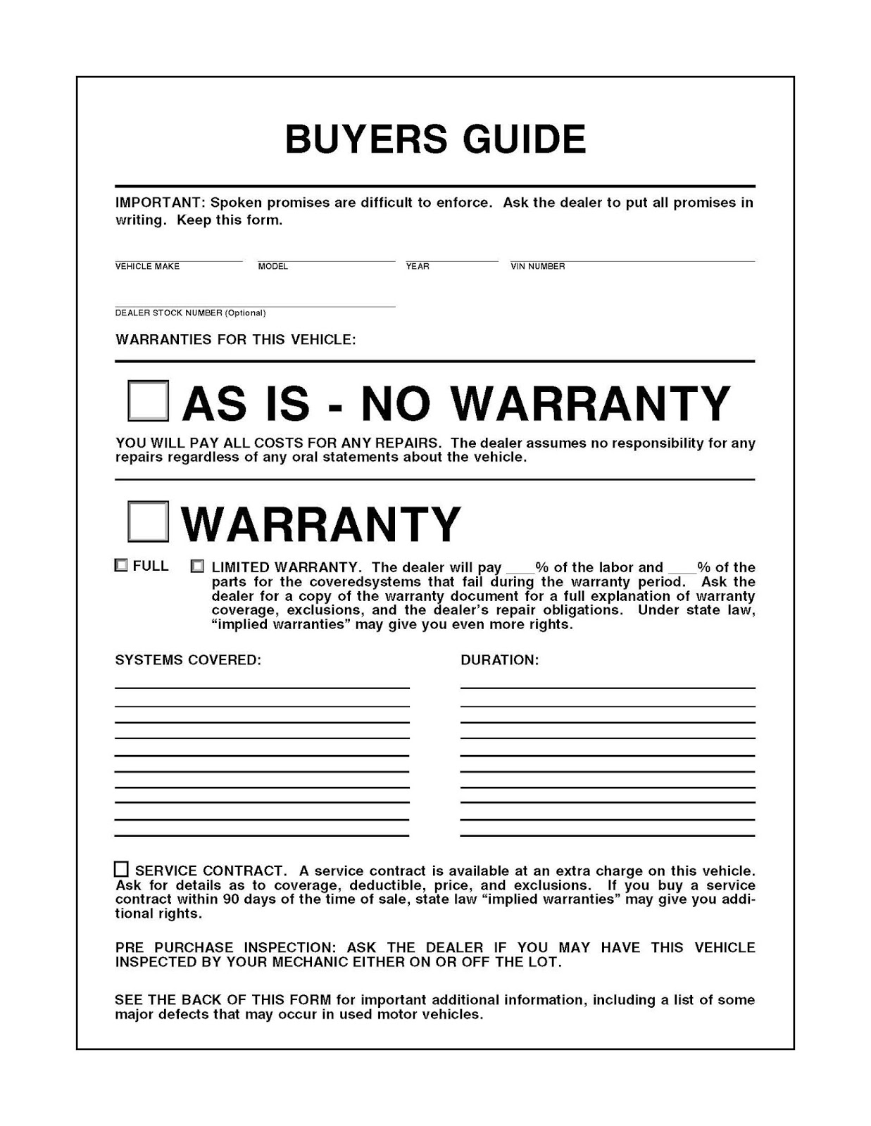 Free Printable As Is No Warranty Form Printable Word Searches free-printable-as-is-no-warranty-form-printable-word-searches