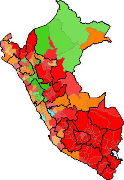 Voto Peruano 2011 Nuevo Mapa PolÍtico Del PerÚ Resultados