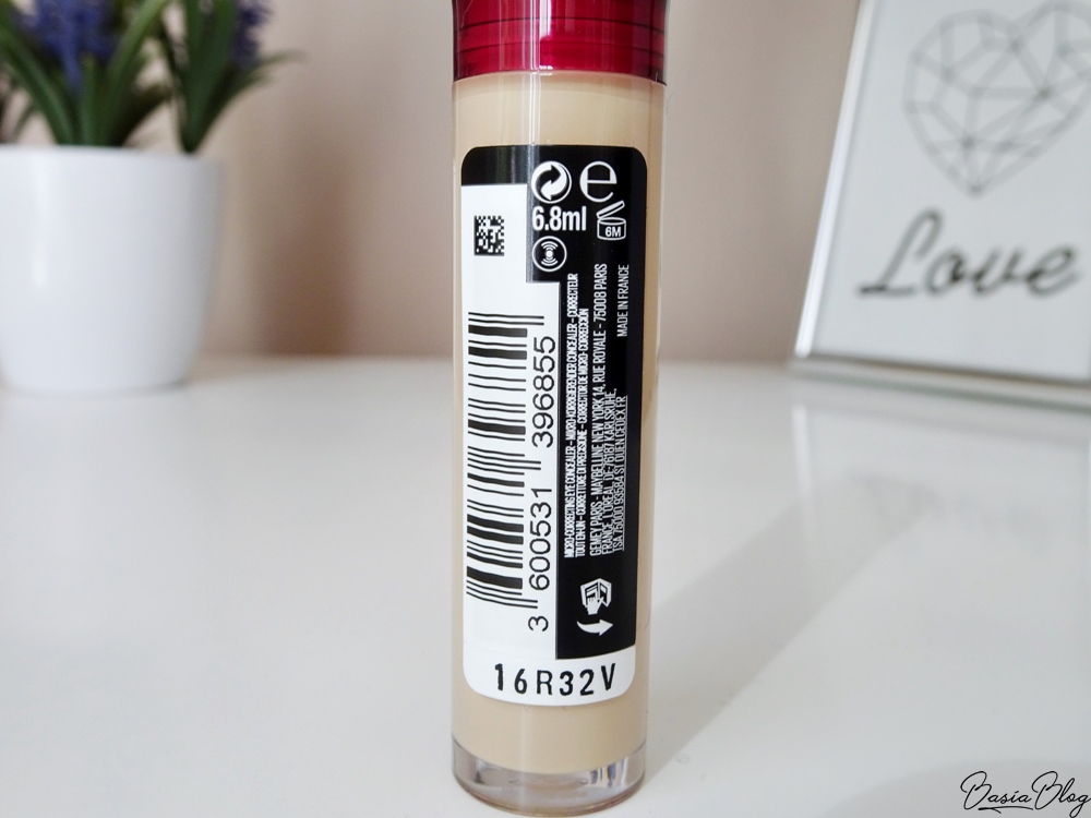 Korektor Maybelline Instant Anti-Age Eraser Concealer 06 Neutralizer swatch