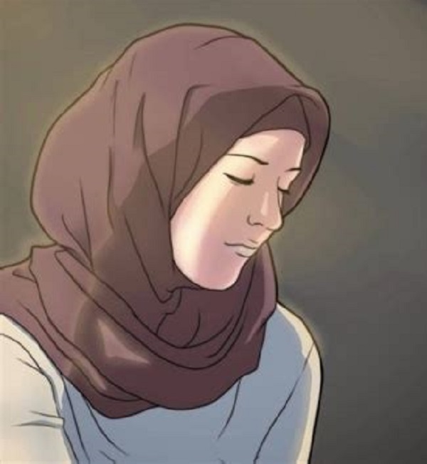 Download Gambar Kartun Muslimah Sedih 2021 - Gambar Kartun Muslimah