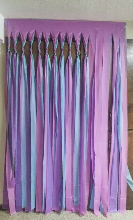 Grosgrain No Sew Plastic Tablecloth Streamer Ideas Sew Plastic Tablecloth Streamer Ideas, Plastic Tablecloth Ideas