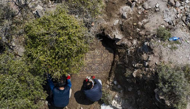 1,500-year-old mosaic found during illegal excavation in Turkey