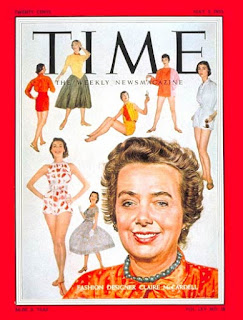 Claire McCardell on the cover of TIME%252C May 2 1955