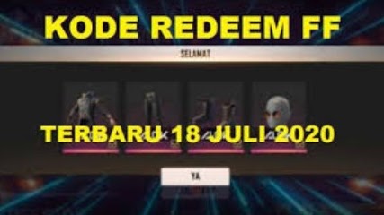 Inilah Kode Redeem Free Fire 18 Juli 2020 Area Tekno