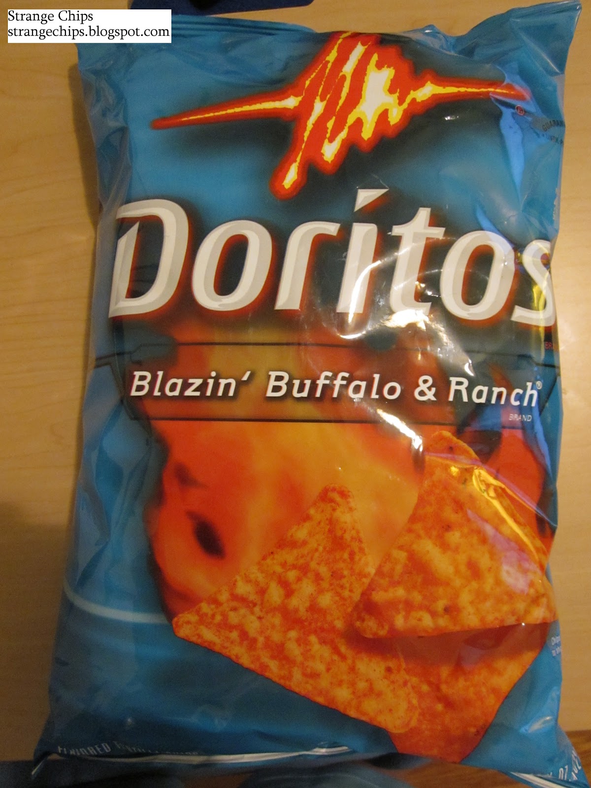 Strange Chips Doritos Blazin' Buffalo & Ranch
