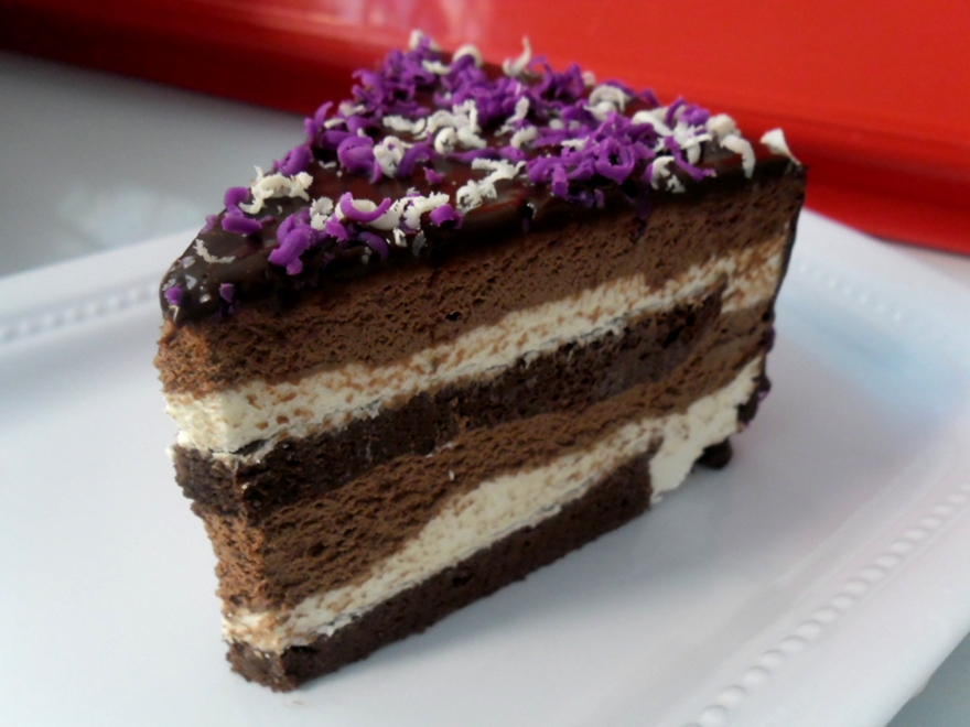 From Bakery 2 Embroidery: Chocolate Cheese Mousse Cake
