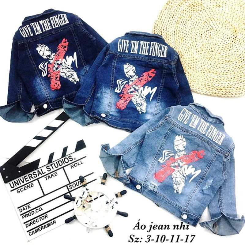 Áo Khoác Jean Bé Trai Bé Gái 159563 6 5 464