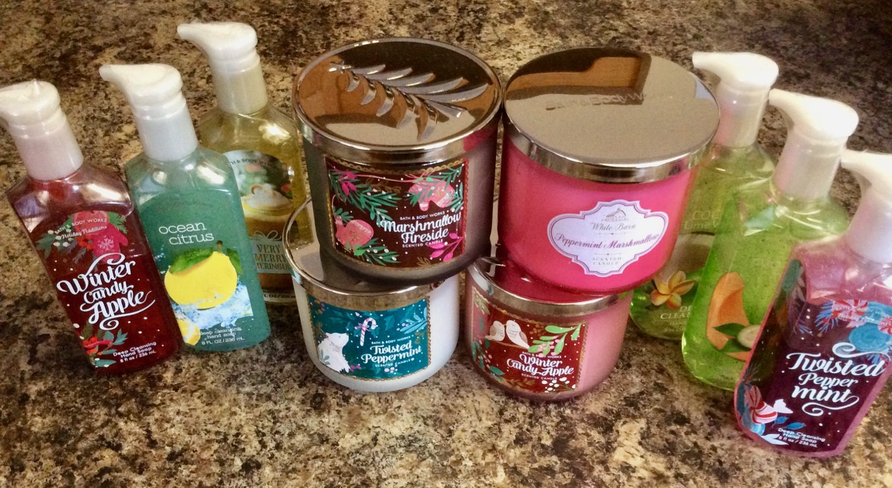 Bath and body works haul older BBW candles to use