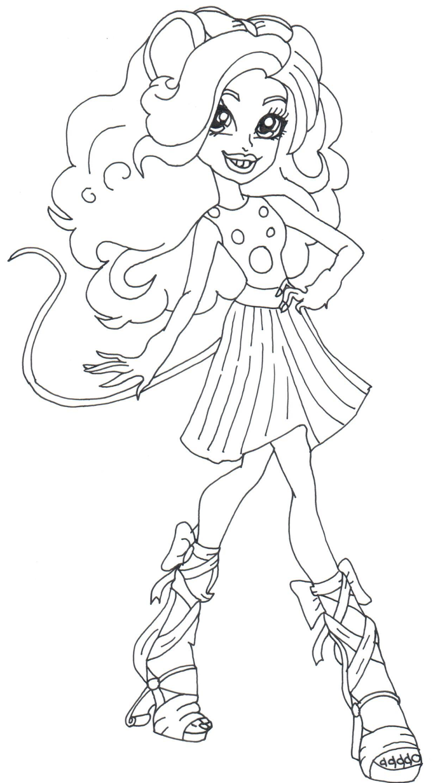 Free Printable Monster High Coloring Pages October 2015 Free Printable Monster High Coloring Pages October 2015