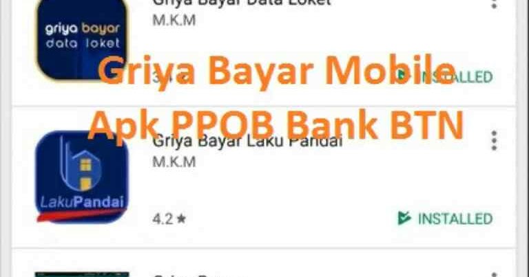 Griya Bayar Mobile Apk PPOB Bank BTN