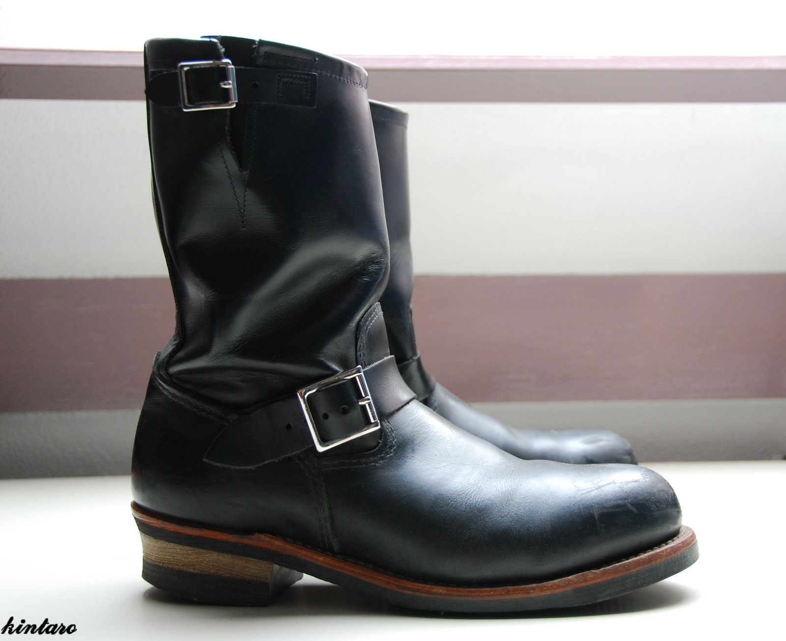 the kintaro and the koi: Red Wing 2268 engineer boots evo