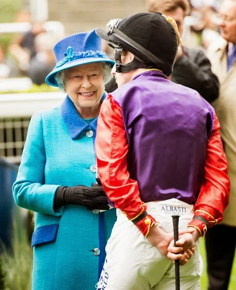 Queen Elizabeth II attends the QIPCO British Champions Day at Ascot Racecourse