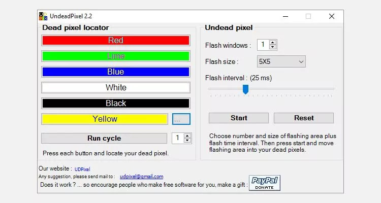 How to the Red Pixels on Monitor