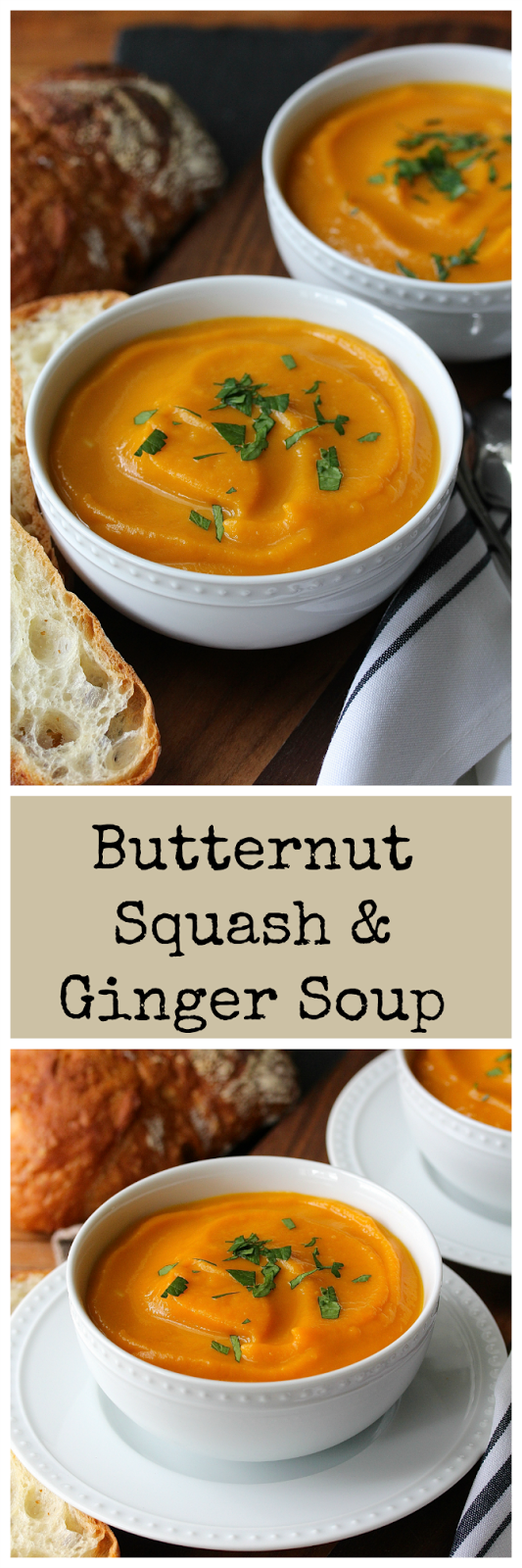 Butternut Squash and Ginger Soup Karen's Kitchen Stories