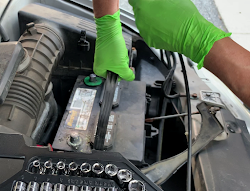 battery 2003 honda change odyssey connectors brush wire cable clean