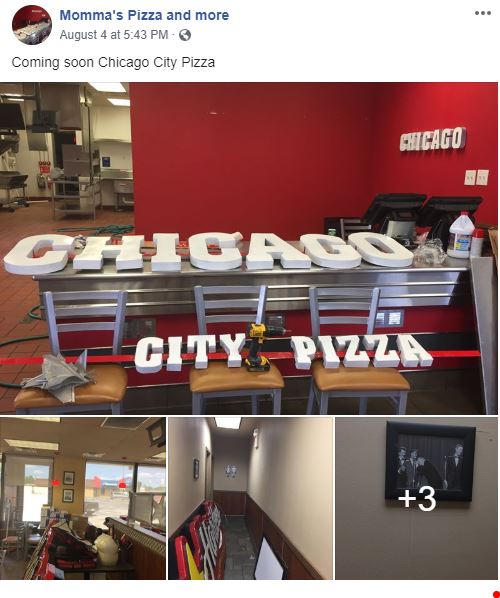 NA Confidential Momma Chicago City Pizza, coming soon to