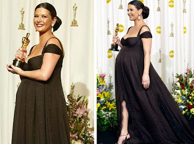 Convidadas grávidas Catherine+Zeta Jones - Convidadas grávidas