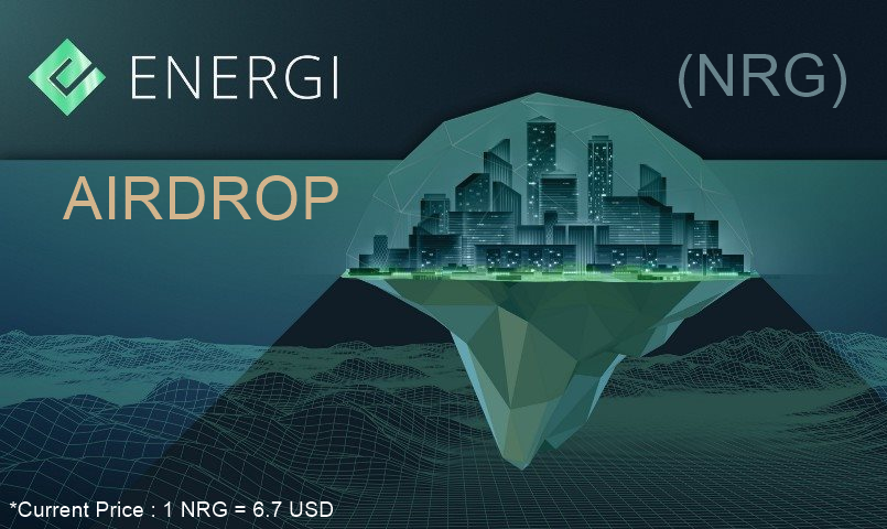 Airdrop Nrg Energi Coin Harga Koin Tinggi 6 7 Per Coin