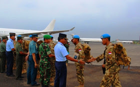 TNI Berangkatkan Kontingen Garuda ke Lebanon