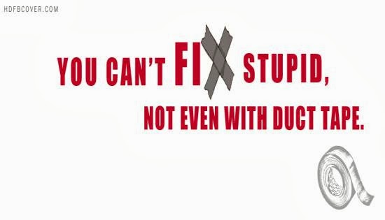 You Can't fix Stupid