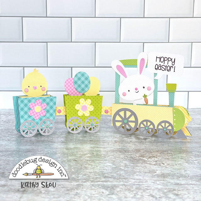 Doodlebug Design Inc Blog BUNNY TRAIN with Kathy