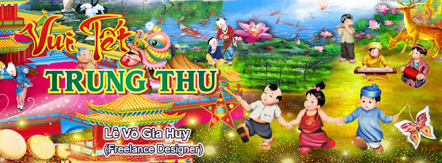 SHARE 4 PSD ẢNH BÌA VUI TẾT TRUNG THU CỰC CHẤT Bộ ảnh bìa trung thu cho facebook năm nay