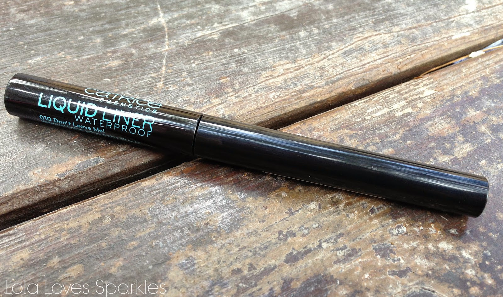 Lola Loves Sparkles: Catrice Cosmetics Waterproof Liquid Liner in #010  \'Don\'t Leave Me!\' [Review]