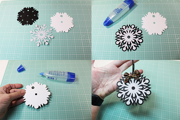 snowflake gift tag