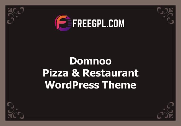 Domnoo - Pizza & Restaurant WordPress Theme Free Download